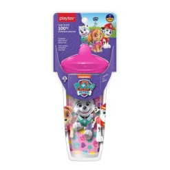 Playtex - Sipsters Stage 3 Paw Patrol Copo à prova de derramamento, à prova de vazamento e à prova de quebra para meninas, 9 onças, pacote com 1