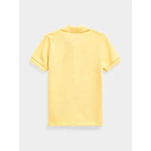 Polo Ralph Lauren - Camisa pólo de malha para meninos, amarela