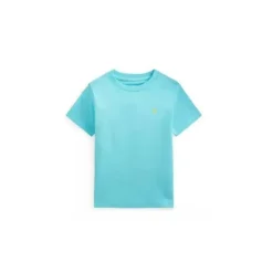 Polo Ralph Lauren - Camiseta de manga curta para bebê menino, azul claro