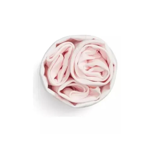 Polo Ralph Lauren Baby - 4 unidades de macacão interlock de manga comprida, babador, gorro e bolsa de malha estampada, rosa delicado