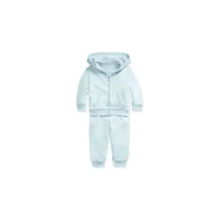 Polo Ralph Lauren Baby - Conjunto de calça e moletom de lã Athletic Terry, azul berilo