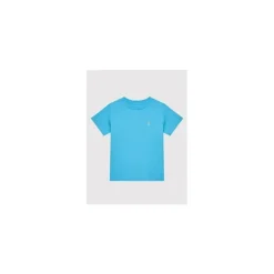 Polo Ralph Lauren Baby - Camiseta gola careca de algodão, Cove Blue