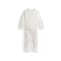 Polo Ralph Lauren Baby - Conjunto de calça de malha de algodão orgânico de manga comprida para meninas, rosa