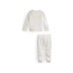 Polo Ralph Lauren Baby - Conjunto de calça de malha de algodão orgânico de manga comprida para meninas, rosa
