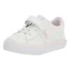 Polo Ralph Lauren Baby - Girl Shoes branco tombado com rosa claro
