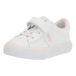 Polo Ralph Lauren Baby - Girl Shoes branco tombado com rosa claro