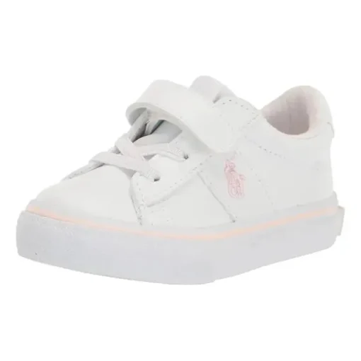 Polo Ralph Lauren Baby - Girl Shoes branco tombado com rosa claro