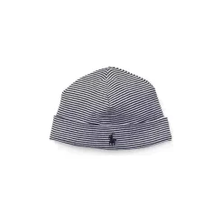 Polo Ralph Lauren Baby - gorro canelado Interlock de algodão, marinho francês multi