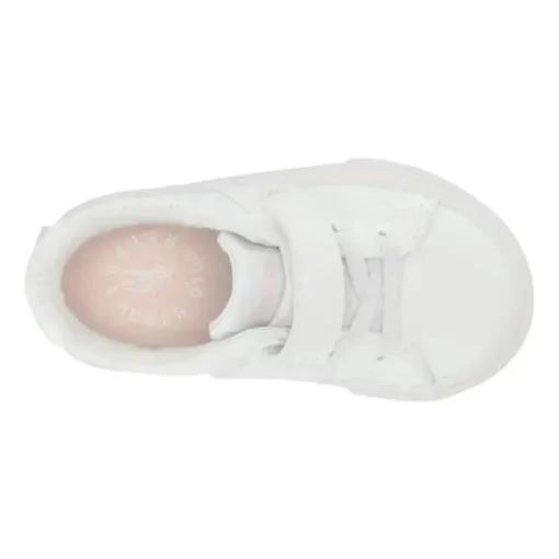Polo Ralph Lauren Baby - Girl Shoes branco tombado com rosa claro