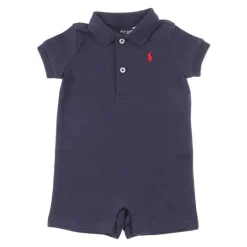 Polo Ralph Lauren Baby - Interlock Polo Shortal, Marinha Francesa