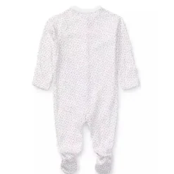 Polo Ralph Lauren Baby - Macacão de Algodão Floral, Floral Branco