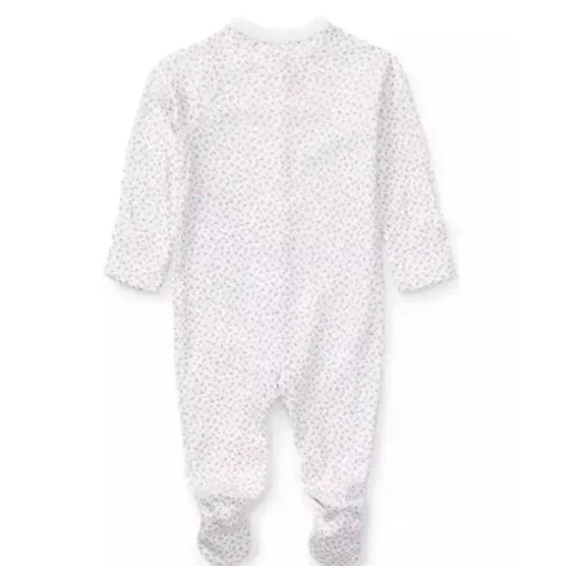 Polo Ralph Lauren Baby - Macacão de Algodão Floral, Floral Branco