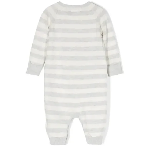 Polo Ralph Lauren Baby - Macacão Urso de Manga Longa Algodão Orgânico Urze, Quartzo Urze