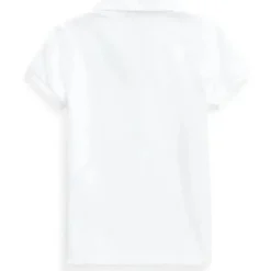 Polo Ralph Lauren Baby - Polo de malha elástica de manga curta, branca