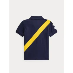 Polo Ralph Lauren Baby - Pónei Grande Camisa Polo de Algodão, Newport Marinho Multi