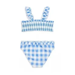 Polo Ralph Lauren Baby - 2Pk Maiô Smocked Top Gingham, Harbour Island Blue