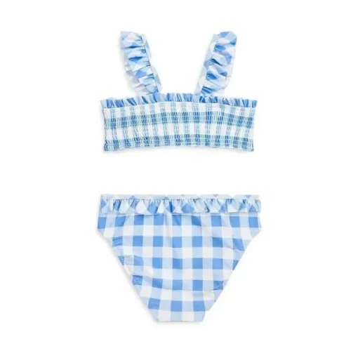 Polo Ralph Lauren Baby - 2Pk Maiô Smocked Top Gingham, Harbour Island Blue
