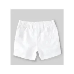 Polo Ralph Lauren Baby - Short de sarja paraquedas Cambridge, branco