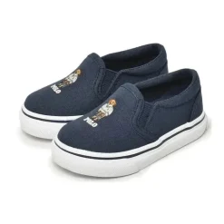 Polo Ralph Lauren Baby - Tênis Keaton Bear Slip-On, Azul Marinho