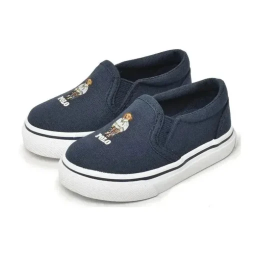 Polo Ralph Lauren Baby - Tênis Keaton Bear Slip-On, Azul Marinho