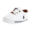 Polo Ralph Lauren Baby - Tênis de lona branco Vaughn básico