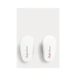 Polo Ralph Lauren Baby - Tênis de veludo Keaton II, rosa claro