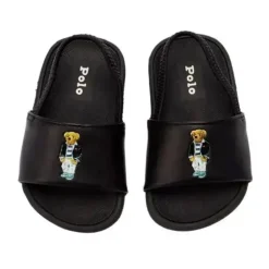 Polo Ralph Lauren Bebê - Beach Cayson Bear Preto Liso