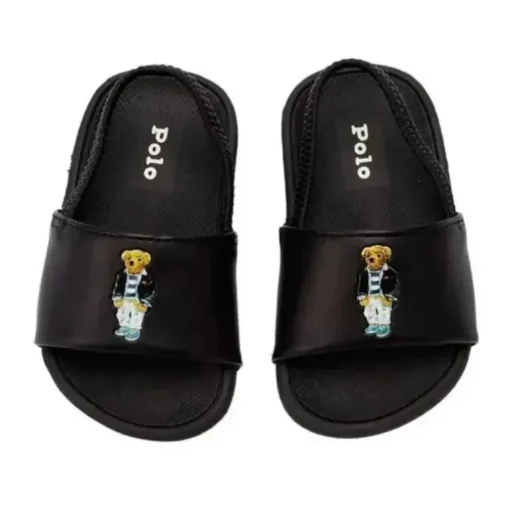 Polo Ralph Lauren Bebê - Beach Cayson Bear Preto Liso