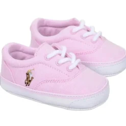 Polo Ralph Lauren Bebê - Tecido Keaton Oxford, Rosa