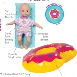 Polvilhe Adora Splashtime Baby Tot, Donut