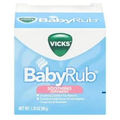 Pomada calmante Vicks BabyRub, 1,76 OZ