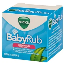 Pomada calmante Vicks BabyRub, 1,76 OZ