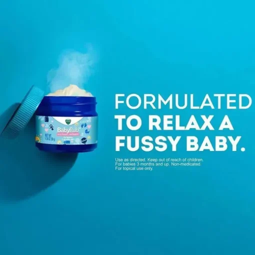 Pomada calmante Vicks Babyrub 1,76 oz