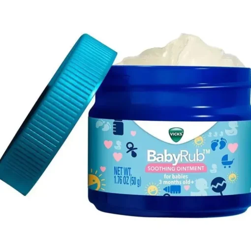 Pomada calmante Vicks Babyrub 1,76 oz