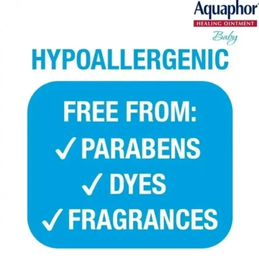 Pomada curativa para bebês Aquaphor, cuidados com a pele do bebê e assaduras, tubo de 3,5 onças.