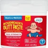 Pomada para assaduras em pasta de bunda de bebê de Boudreaux | Força Máxima | 14 onças. Jarra