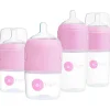 Pop Yum - Baby Bottle Starter Set 4 Pack, Pink