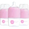 Popyum - 3Pk Fórmula Anti-Cólica Fazendo Mamadeira 5 Oz, Roxo Pastel
