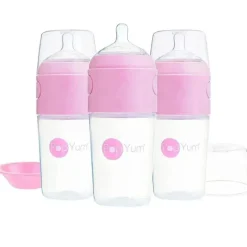 Popyum - 3Pk Fórmula Anti-Cólica Fazendo Mamadeira 9 Oz, Roxo Pastel