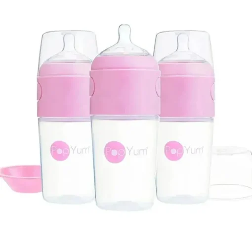 Popyum - 3Pk Fórmula Anti-Cólica Fazendo Mamadeira 9 Oz, Roxo Pastel
