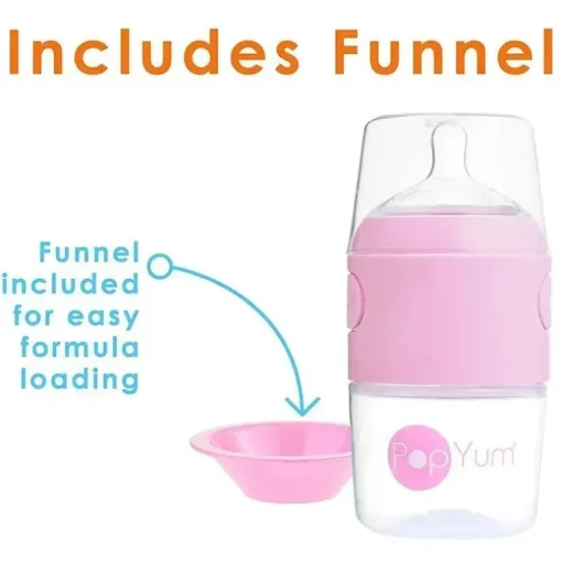 Popyum - 3Pk Fórmula Anti-Cólica Fazendo Mamadeira 5 Oz, Roxo Pastel