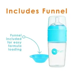 Popyum - 3Pk Fórmula Anti-Cólica Fazendo Mamadeira 9 Oz, Azul Céu
