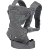Portador conversível Infantino Flip Advanced 4 em 1, cinza claro