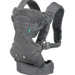 Portador conversível Infantino Flip Advanced 4 em 1, cinza claro
