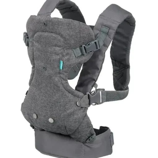 Portador conversível Infantino Flip Advanced 4 em 1, cinza claro