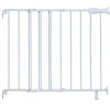 Portão de bebê de verão simples de segurança para bebê, metal branco