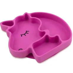 Prato de aperto de silicone Bumkins, unicórnio