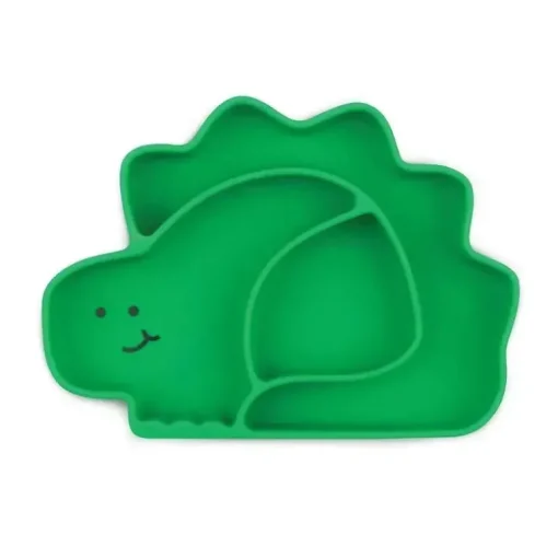 Prato de silicone Bumkins - Dinosaur