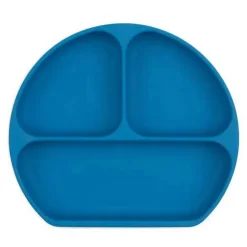 Prato de silicone Bumkins - Azul escuro