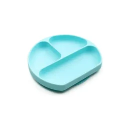 Prato de silicone Bumkins, azul